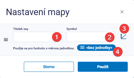 Obrázek 50: Nastavení mapy